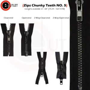 Zip Chunky Teeth no5