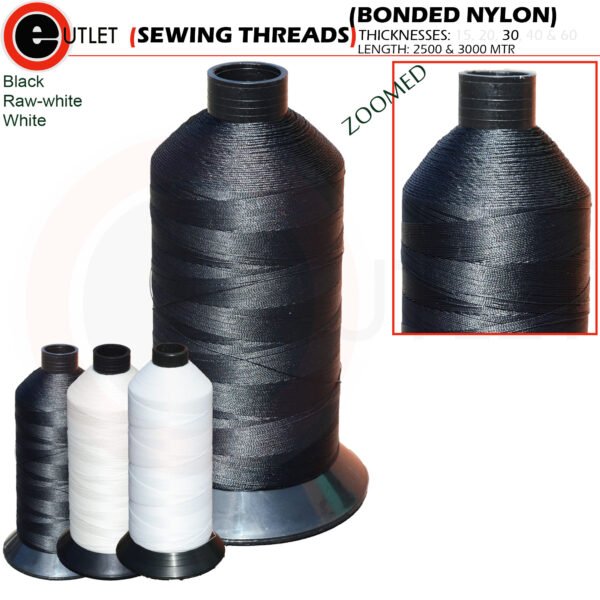 Thread bonded nylon, thickness 30's 3000 Mtr